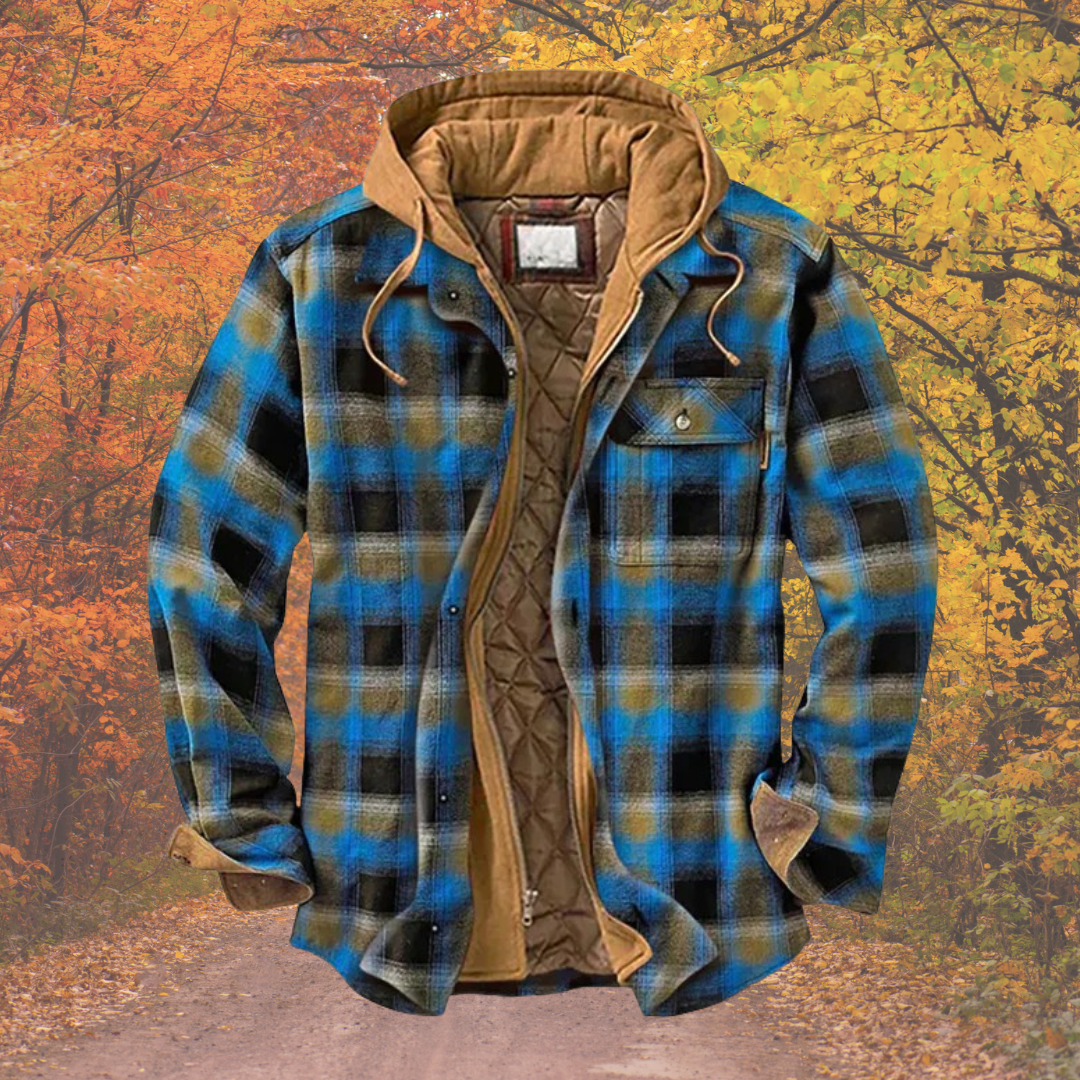 Yves | Veste patchwork à carreaux