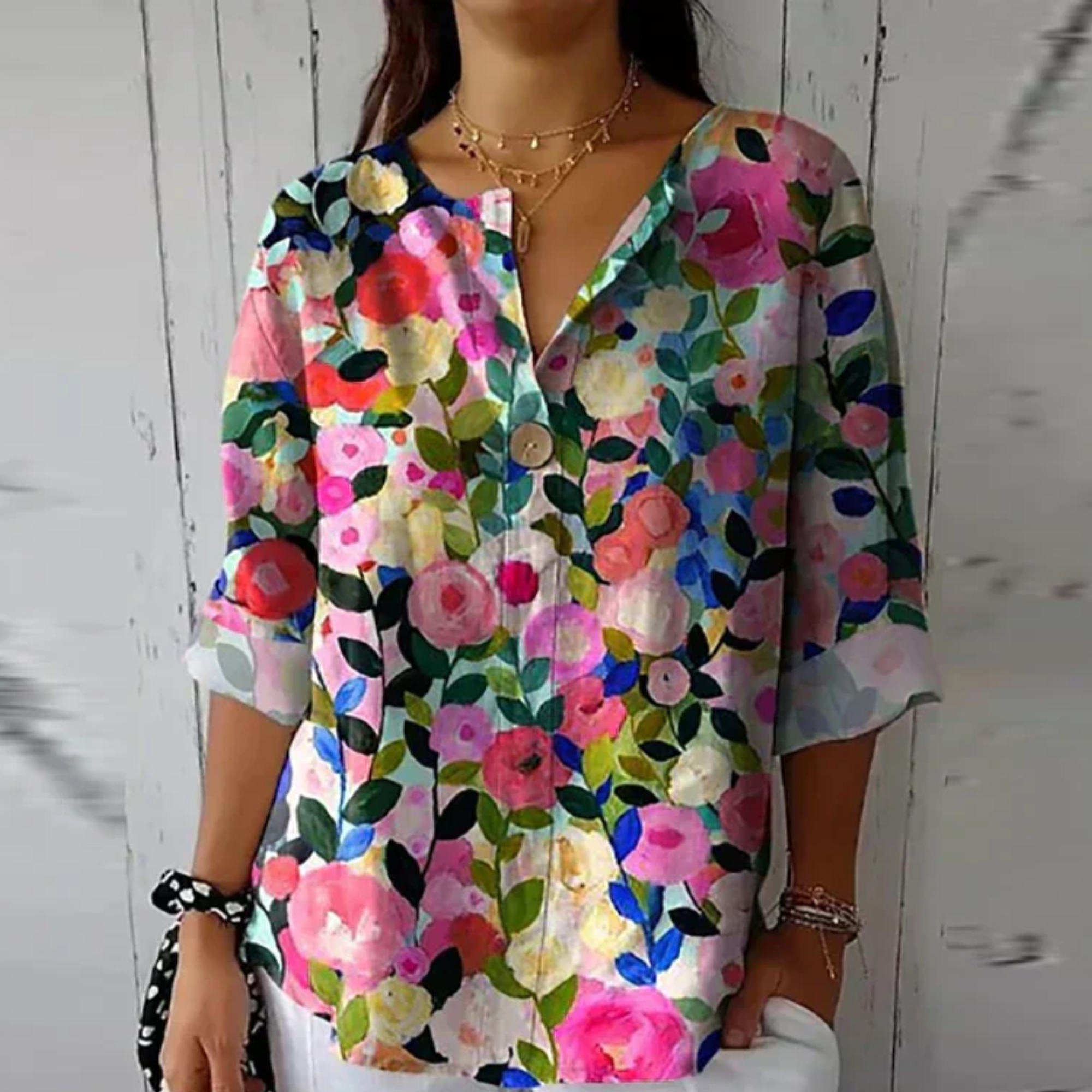 Arlene | Blouse à Imprimé Fleuri