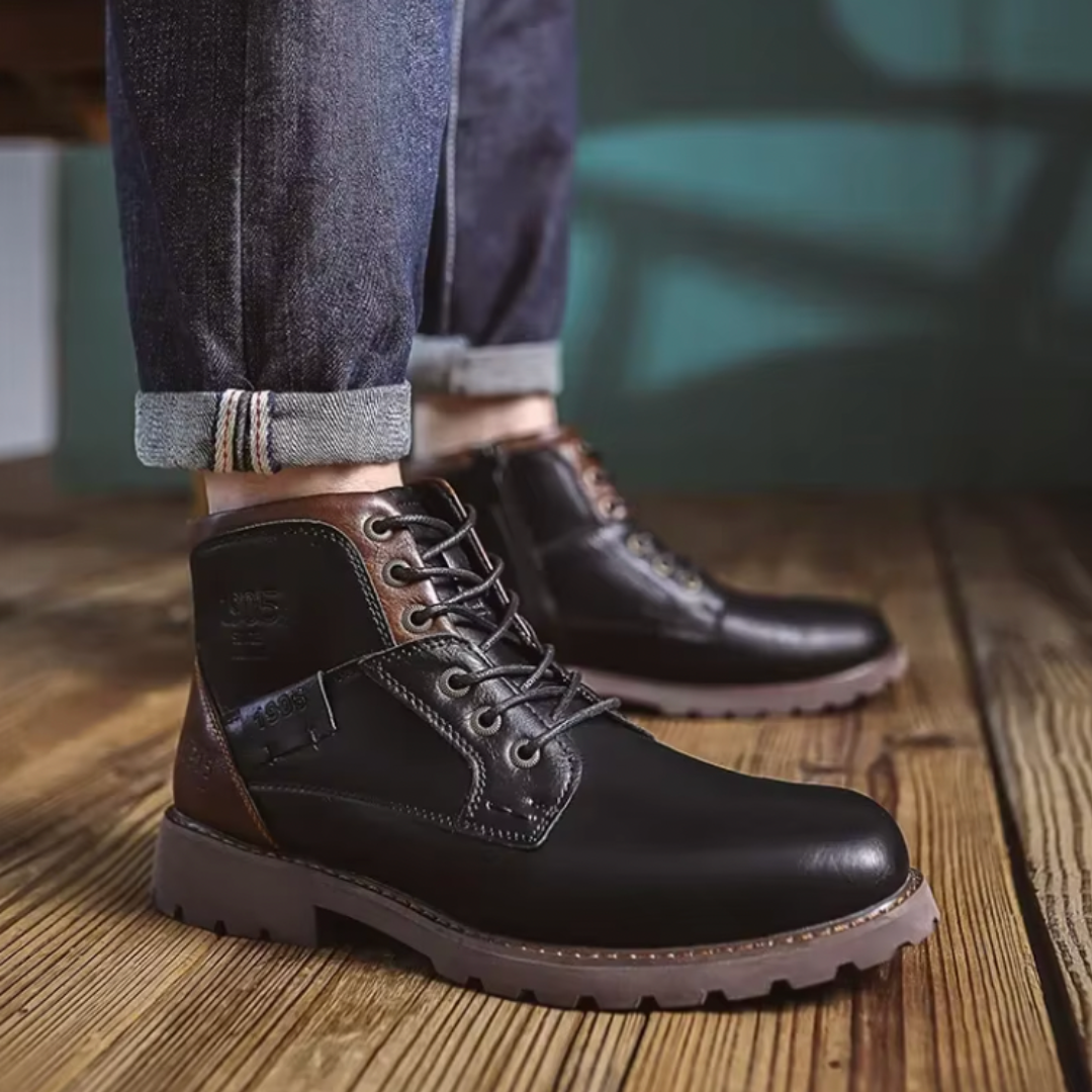 Benoît | Bottines robustes à l’allure artisanale