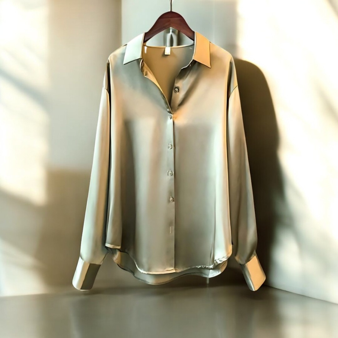 Amelia | Chemise en satin pour femmes