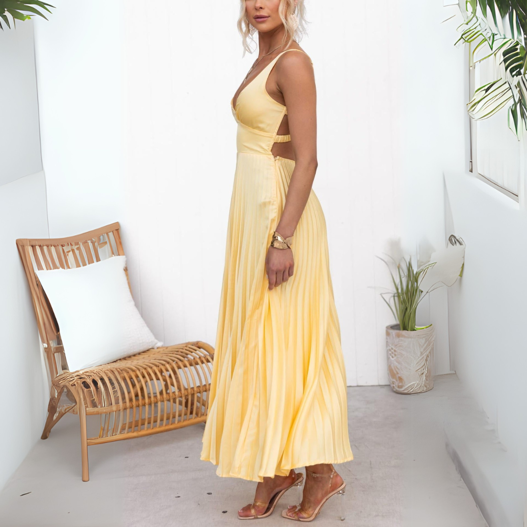 Maribel | Robe d'été légère plissée