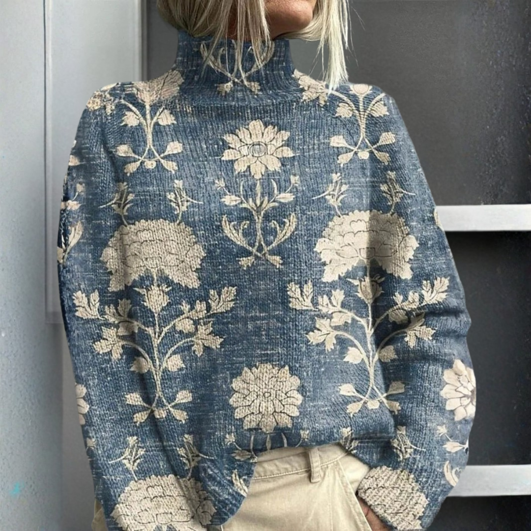 Soléna | Pull Col Roulé Douillet à Esprit Forestier