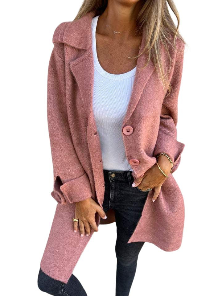 Magdalena | Manteau long décontracté à revers