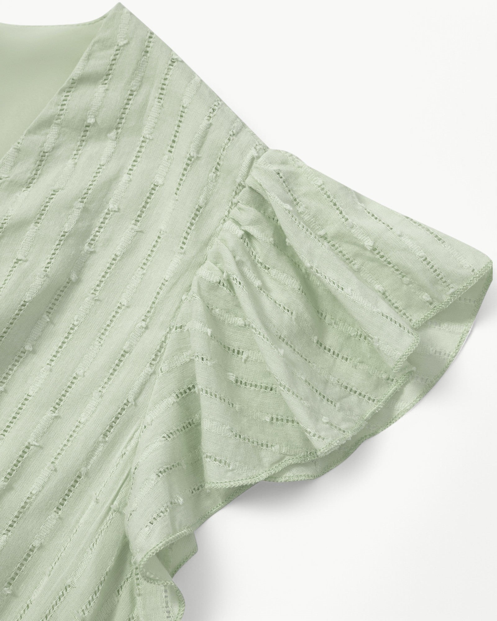 Belicia | Robe à décolleté en V et manches volantées