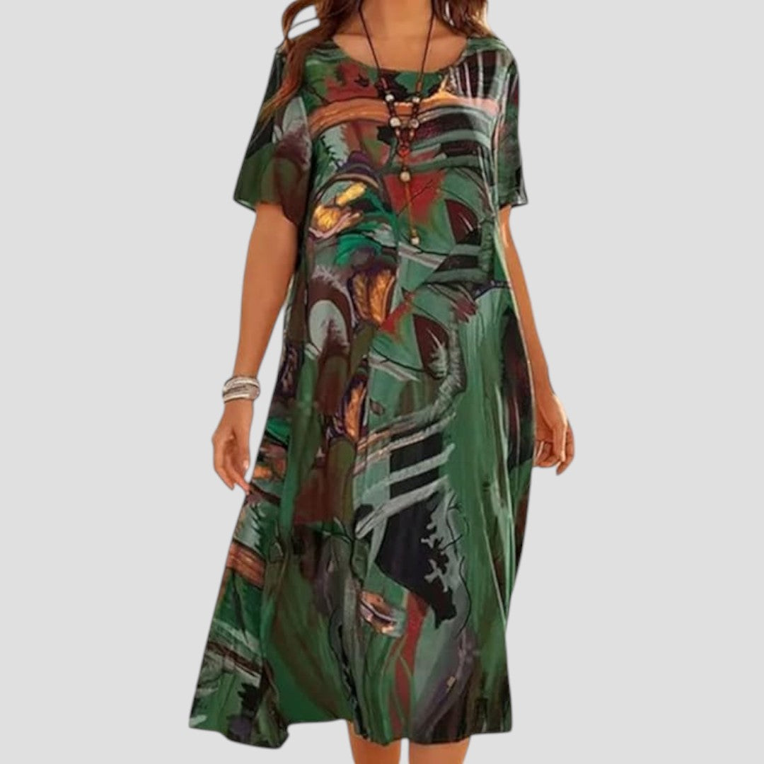 Vittoria | Robe Longue d'Été à Coupe Fluide