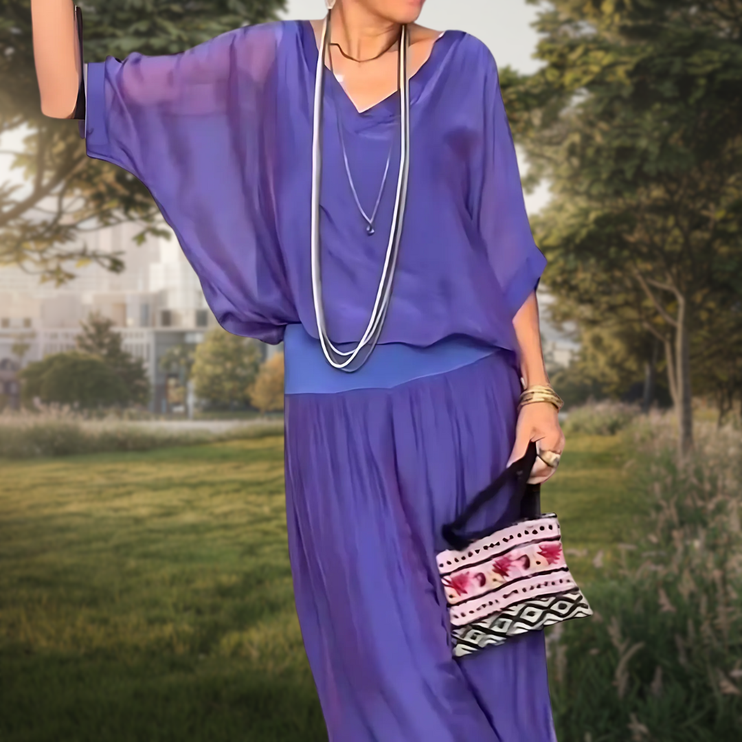 Jolia | Ensemble Bohème Élégant de 2 Pièces avec Ajustement Décontracté