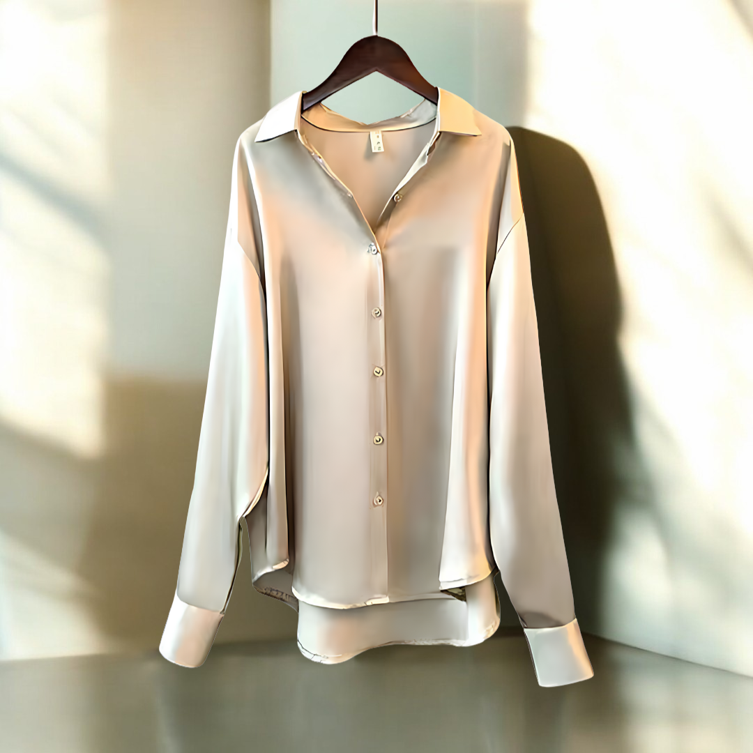 Amelia | Chemise en satin pour femmes