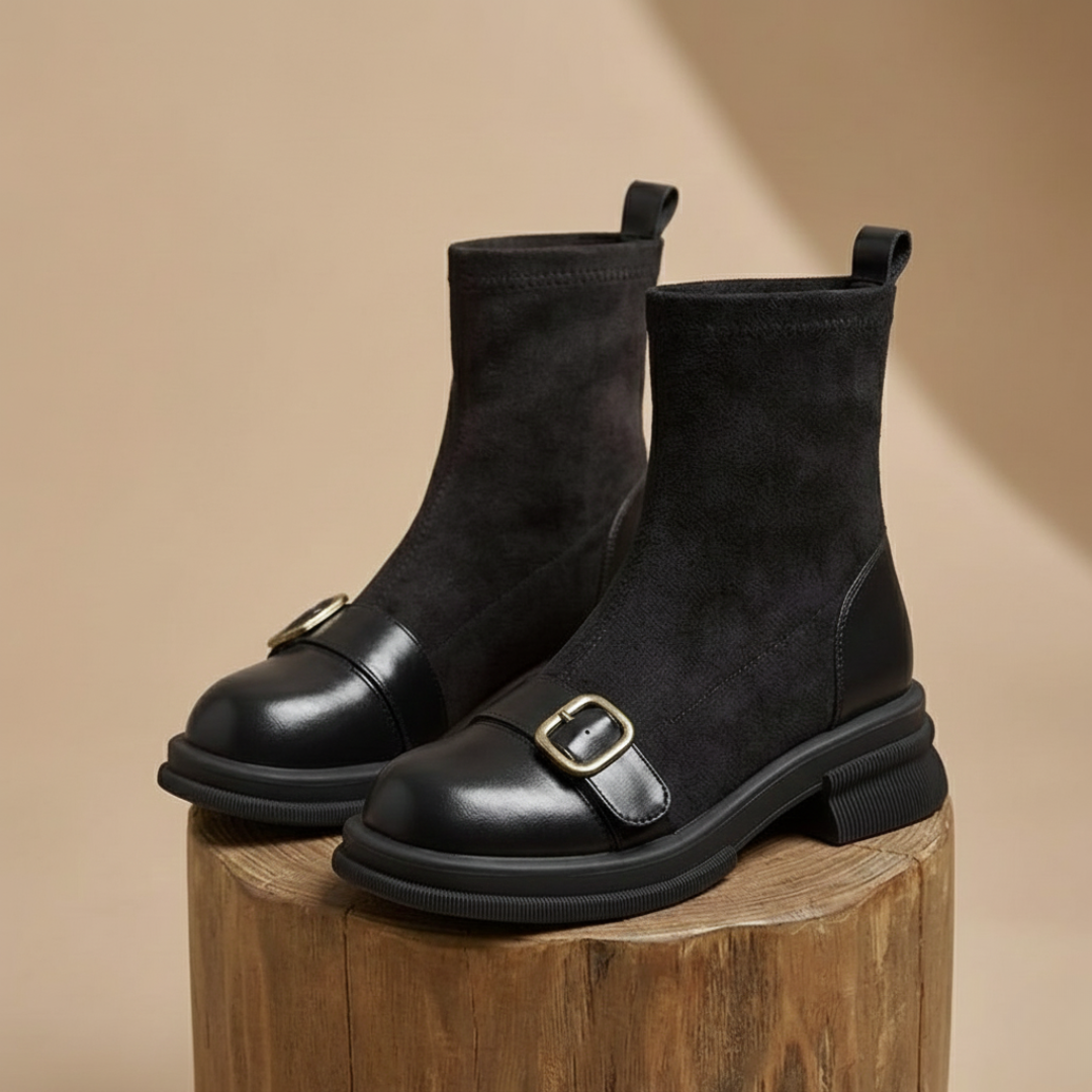 Arvénis | Bottines élégantes à boucle