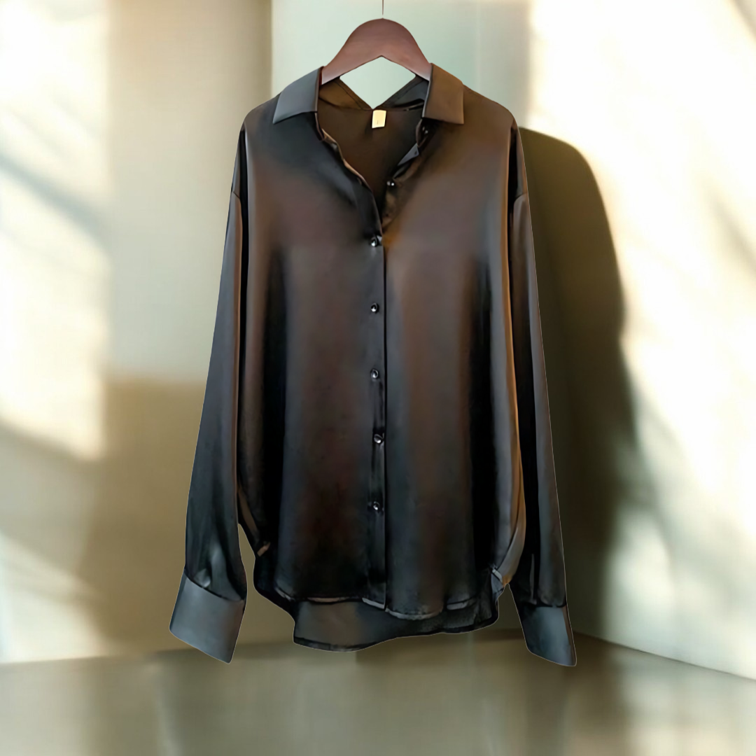 Amelia | Chemise en satin pour femmes
