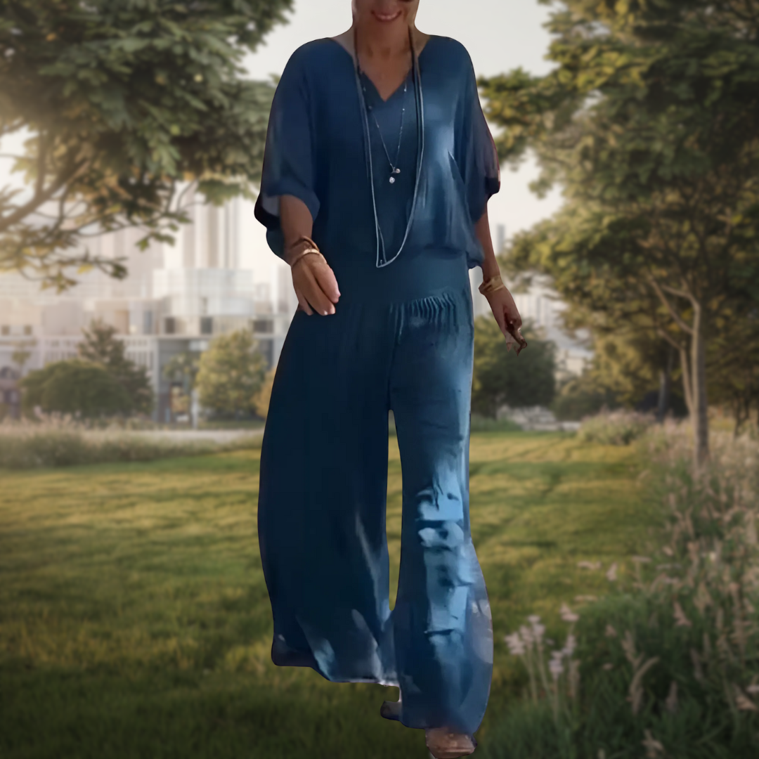 Jolia | Ensemble Bohème Élégant de 2 Pièces avec Ajustement Décontracté