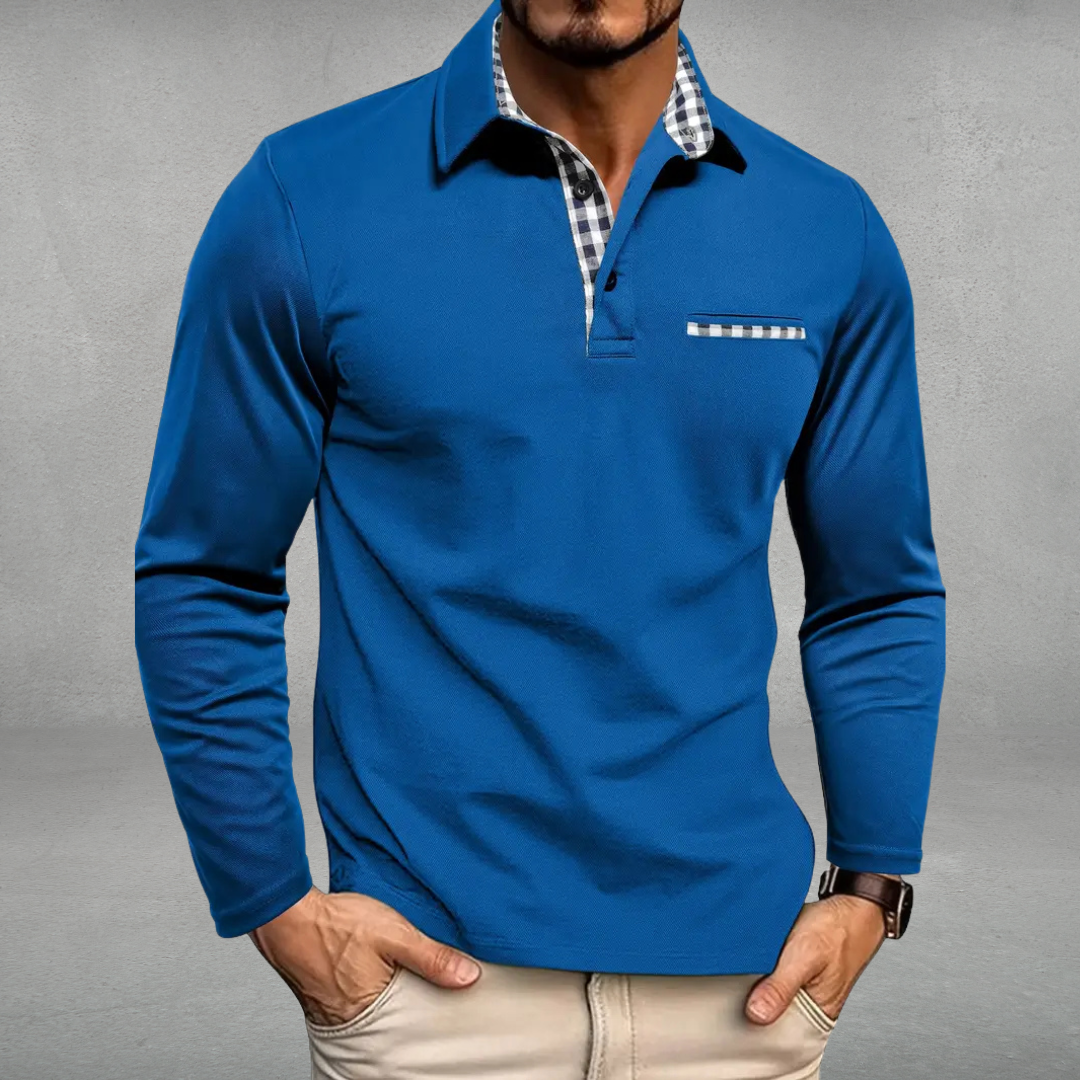 Julien | Polo à manches longues élégance décontractée