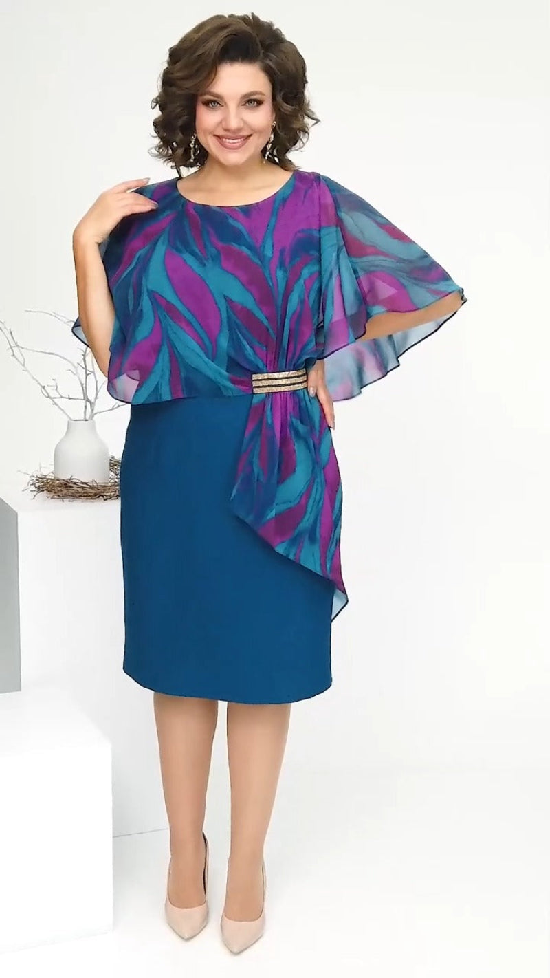 Mirabella | Robe élégante avec détails de drapé