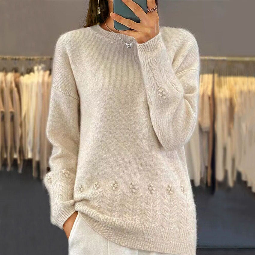Eva | Pull en maille à motif