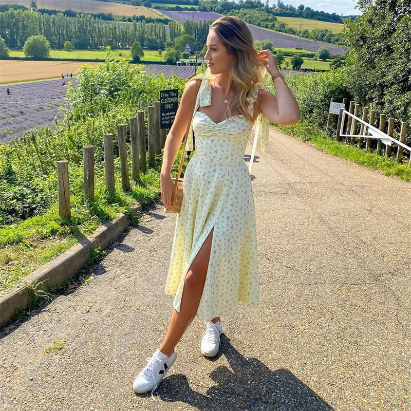 Sonia | Robe élégante à imprimé floral