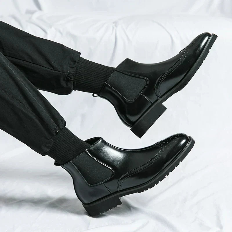 David | Bottes en cuir urbain