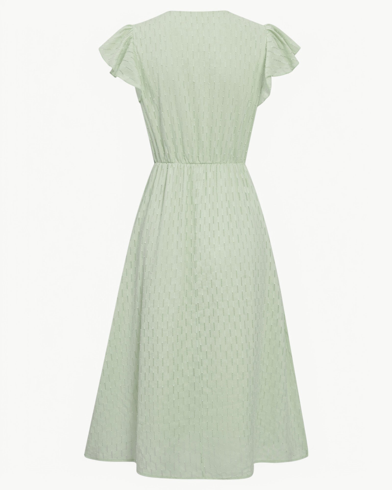 Belicia | Robe à décolleté en V et manches volantées