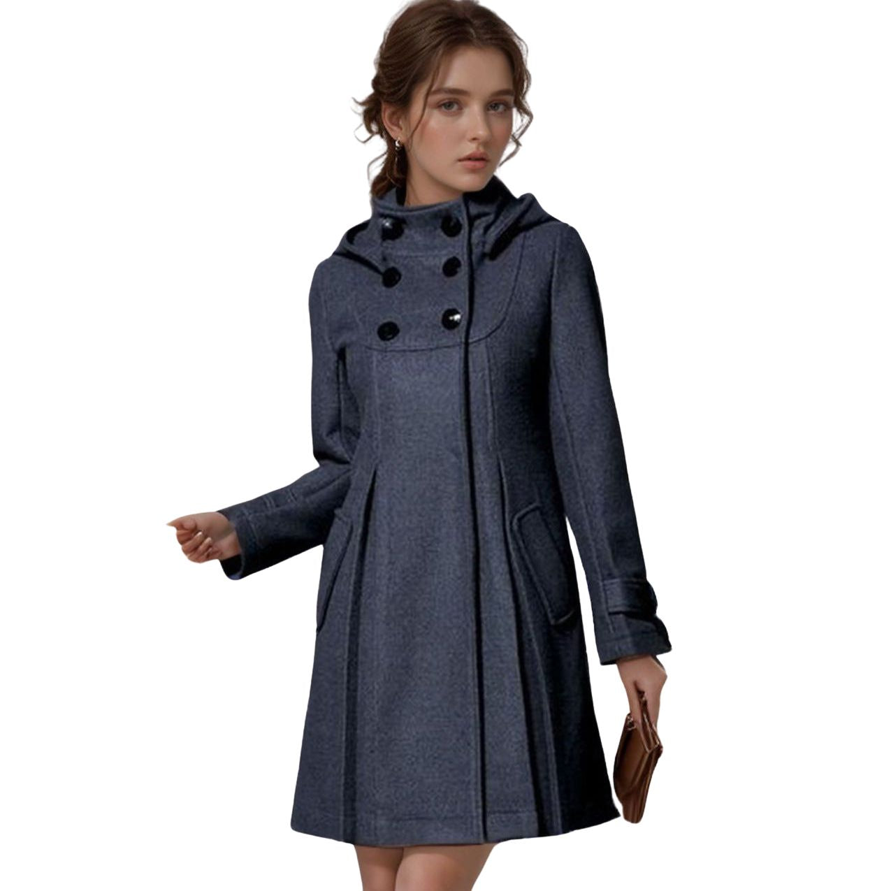 Julieta | Robe avec capuche et écharpe