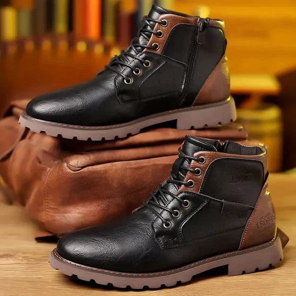 Marcel | Bottines en cuir premium à lacets