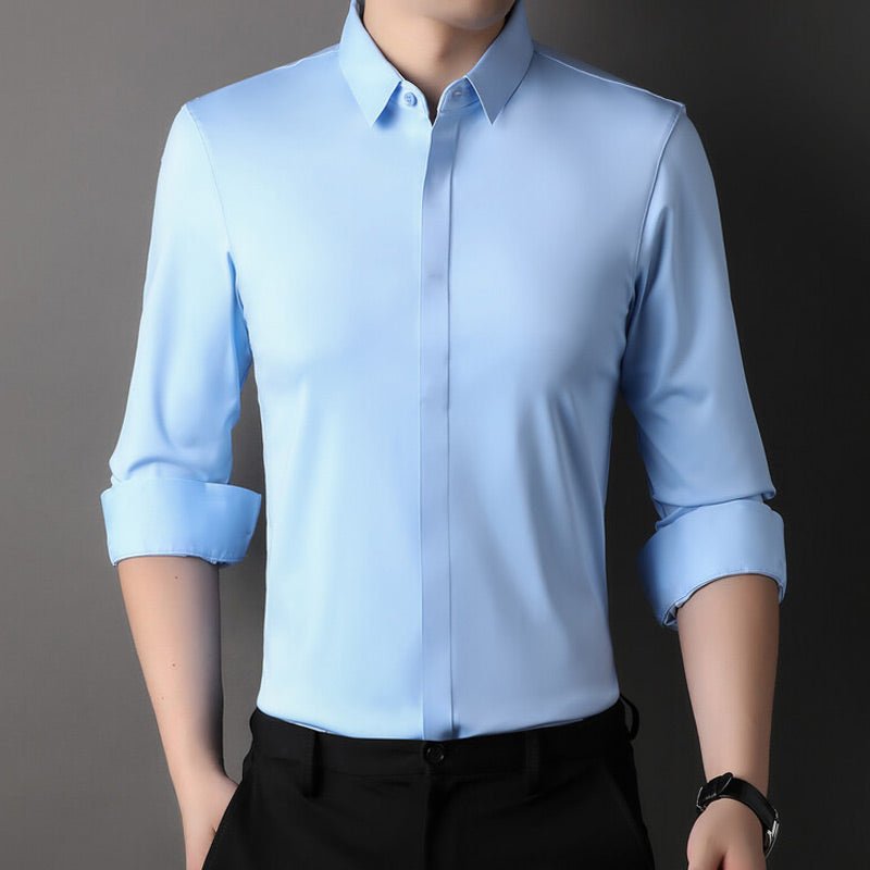 Mitchel | Chemise extensible sans repassage pour hommes
