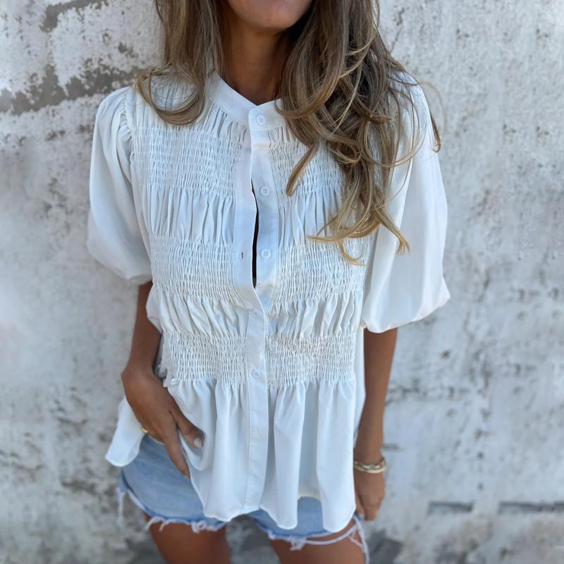 Aukje | Blouse élégante de style Ibiza